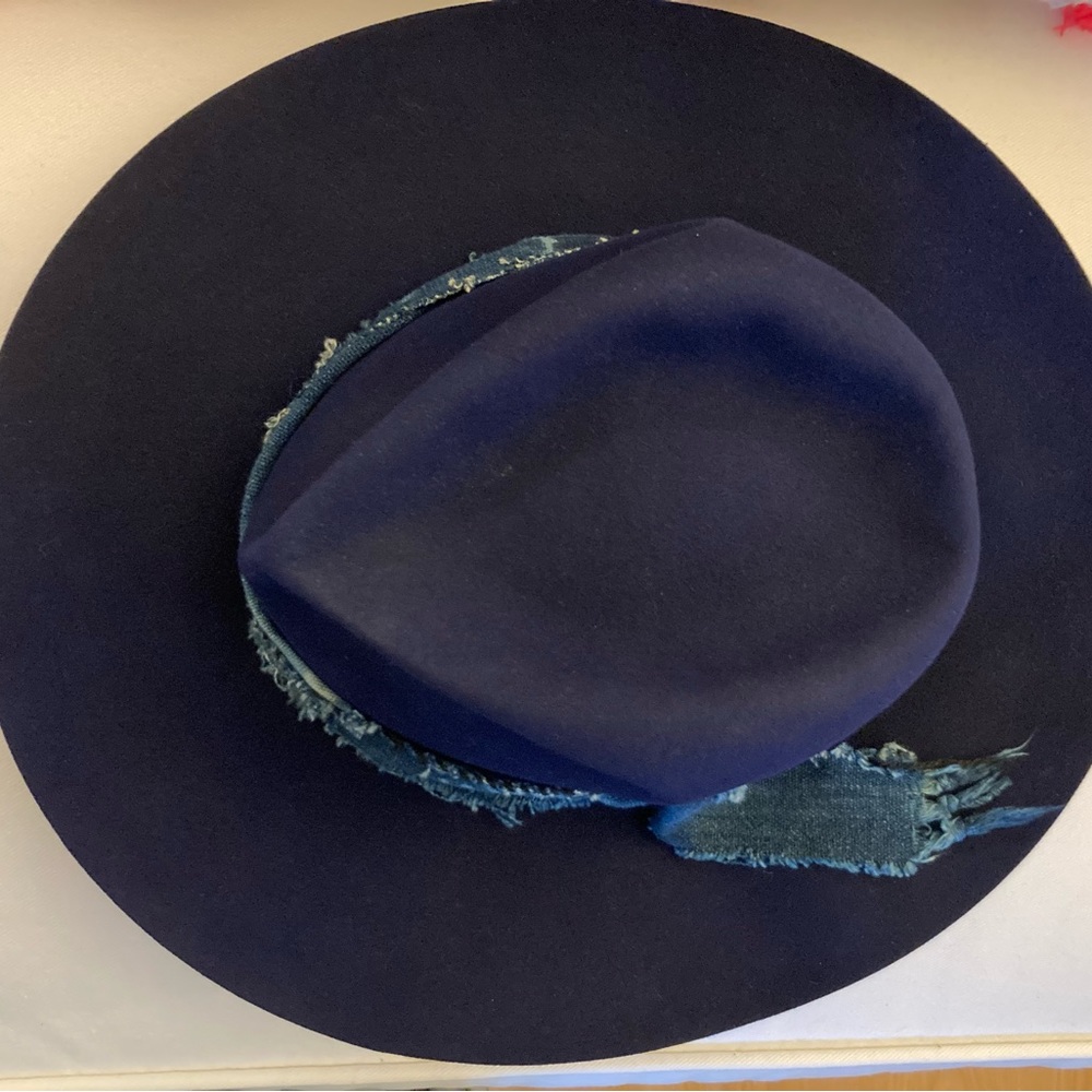Worth & Worth Vagabond Felt Fedora Hat in Electric Blue - NWOT - Picture 11 of 16